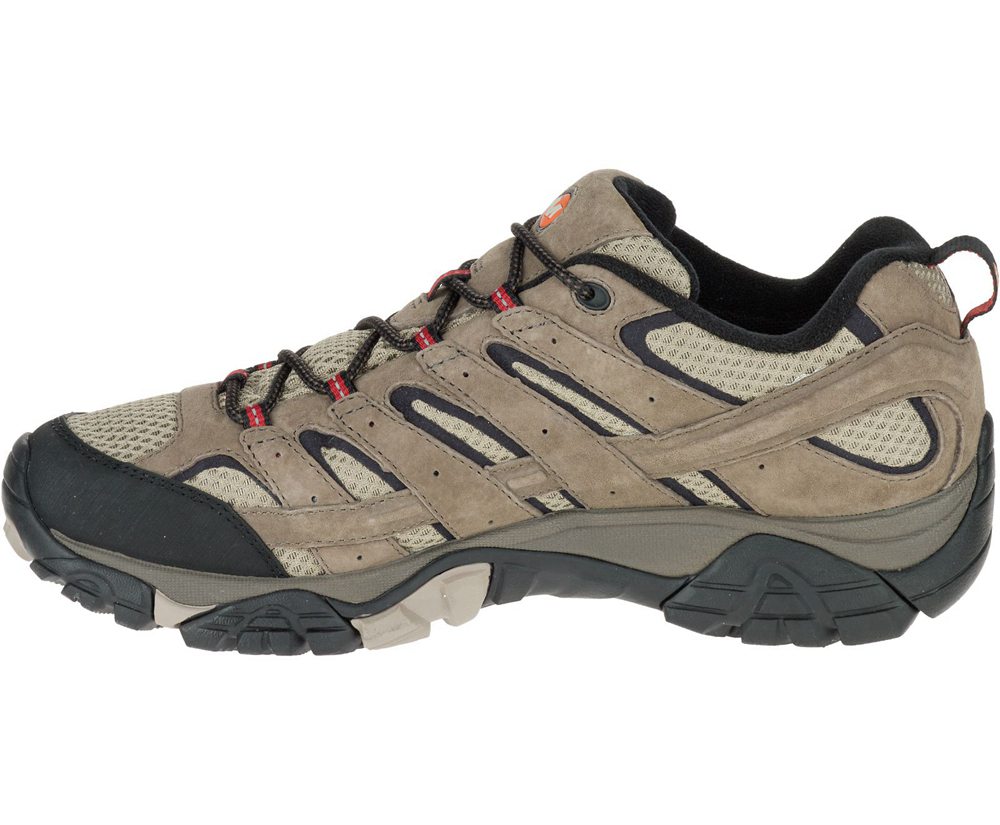 Merrell Hiking Shoes Brown - Moab 2 Waterproof Wide Width - Mens 23OYZFWRN